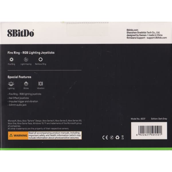 8BitDo Ultimate C Wired Controller for Xbox Dark Grey