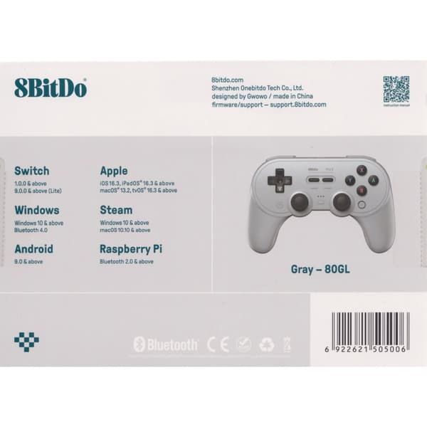 8BitDo Pro 2 Gamepad Hall Effect Grey | CDON