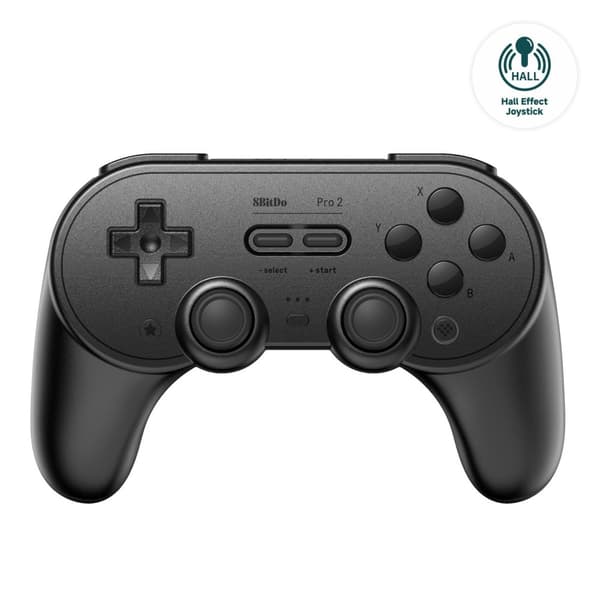 8BitDo Pro 2 Gamepad Hall Effect Black
