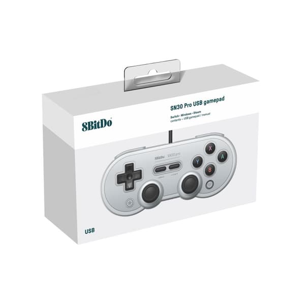 8BitDo SN30 Pro USB Gamepad Gray