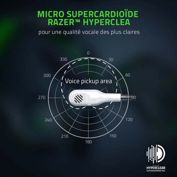 Razer Kaira Pro Headset - Xbox - Vit-XBOX SERIES X