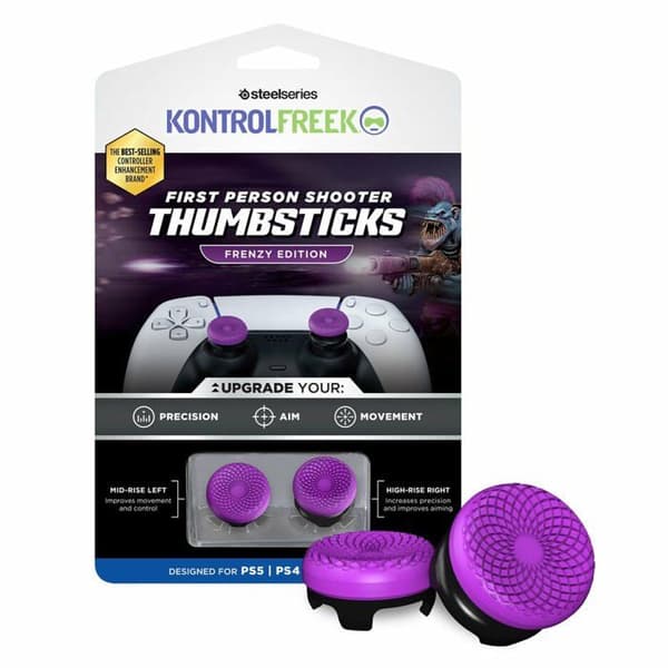 Fps Frenzy Thumb Grips Steelseries Lila/svart PS5-Accessoire-PS5