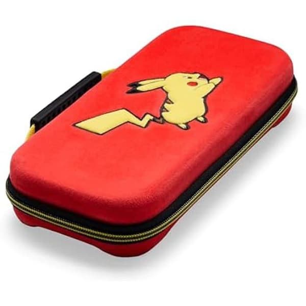 Skyddshölje från PowerA för Nintendo Switch (OLED-modell) - Pikachus hopp, skyddsfodral, spelväska, väska för