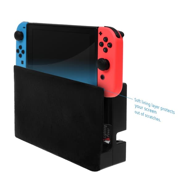 INF Skyddande laddningsdocköverdrag för Nintendo Switch