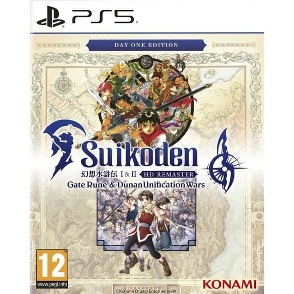 Suikoden 1 &amp; 2 HD Remaster Day One Edition - PS5-spel
