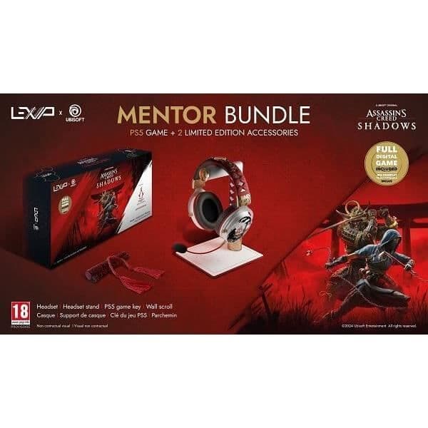 Casque+support Assassin's Creed Shadows Coffret Mentor-Accessoire-PS5