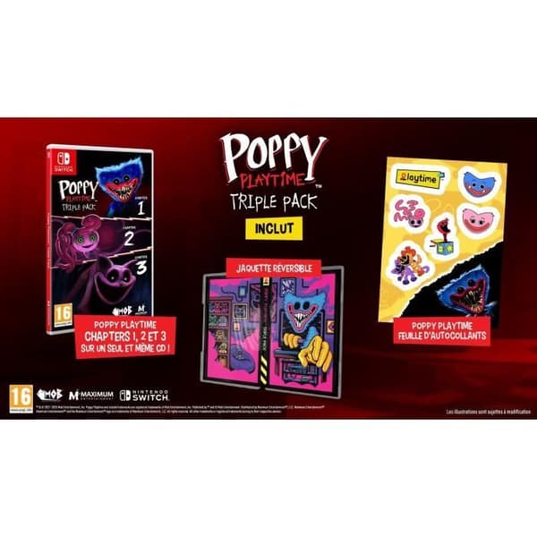 Poppy Playtime Triple Pack - Nintendo Switch-spel