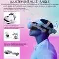 Miniatyrbild 2 av 4: INN VR 220x192x80 mm headsethuvud för virtuell verklighet VR-tillbehör bekväma headset med separata hörlurar och hel huva