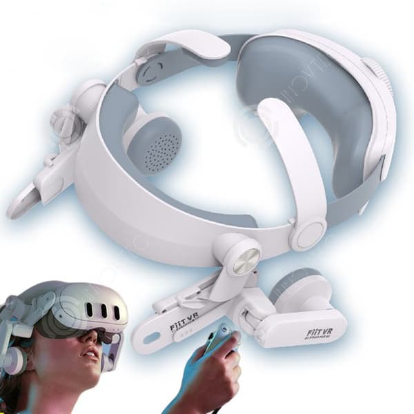 INN VR 220x192x80 mm headsethuvud för virtuell verklighet VR-tillbehör bekväma headset med separata hörlurar och hel huva