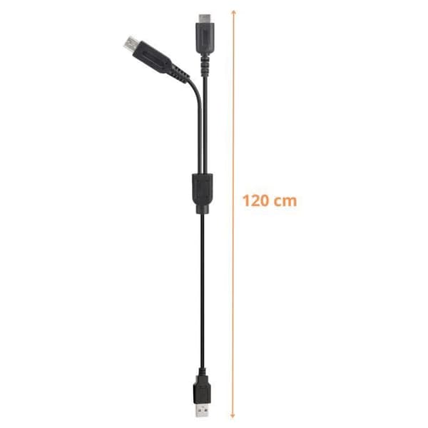 Kompatibel laddare Nintendo 3DS-3DS XL-nya 3DS-nya 3DS XL-2 DS-2 DS XL-nya 2DS XL-nya 2DS LL-DSi-XL-DS Lite-USB-kabel Phonillico®