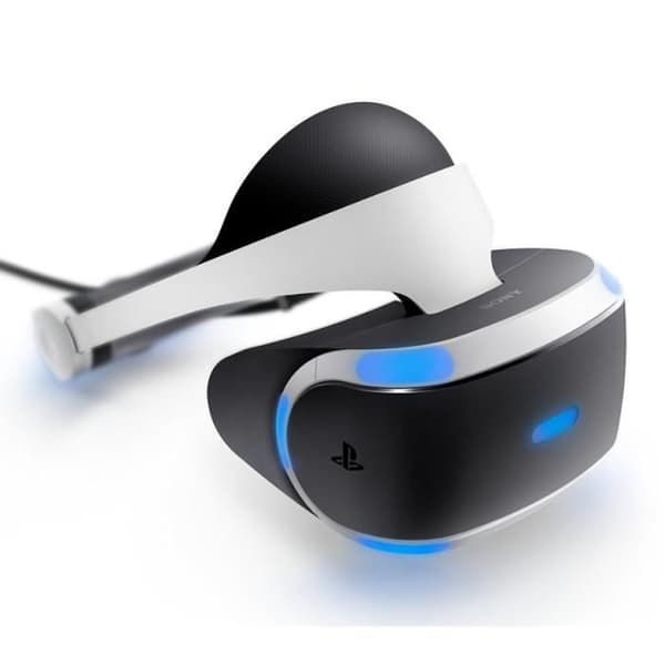 Sony PlayStation VR + Kamera + VR Worlds Voucher, Dedikerat headset, Svart, Vit, 100°, OLED, 1920 x 1080 pixlar