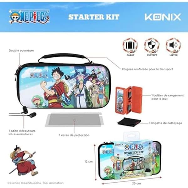 Paket med speltillbehör Startkit Nintendo Switch, Switch Lite och Switch OLED - Konix