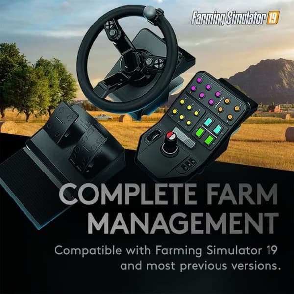 Traktorsimulator - Logitech G Saitek - Farm sim-kontroller - Designad för PC