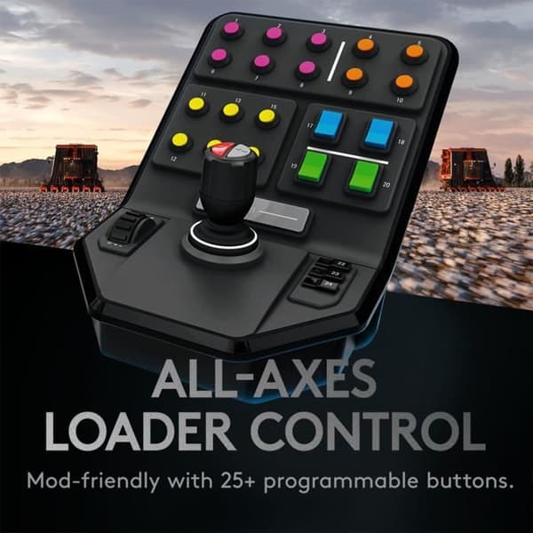 Traktorsimulator - Logitech G Saitek - Farm sim-kontroller - Designad för PC
