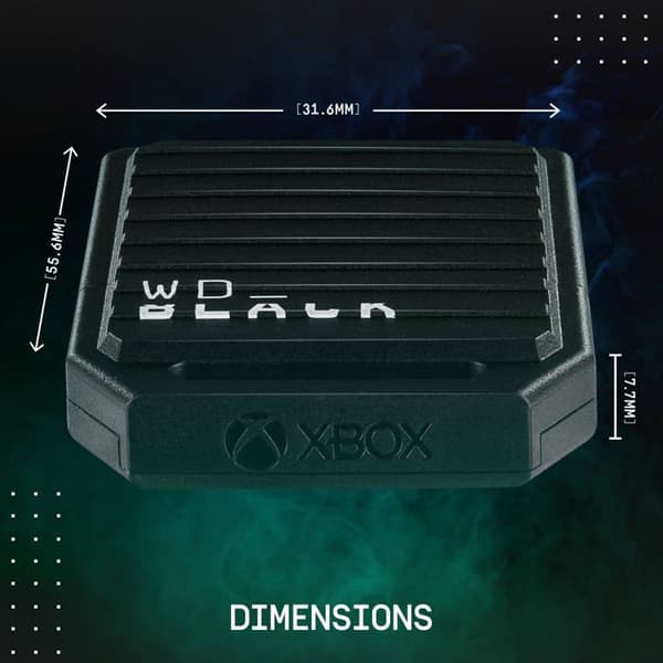 Utvidningskort - WD - BLACK C50 - 512 GB - Xbox Series X/S - Optimala prestanda