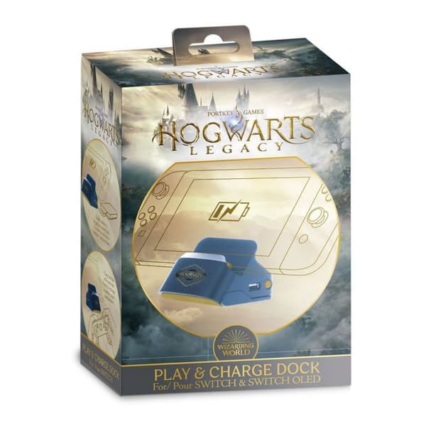 Docka och stativ 2 i 1 stöd för laddning + TV-anslutning - Hogwarts Legacy-Tillbehör-SWITCH