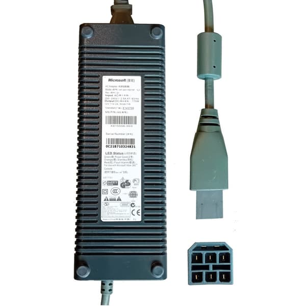 Strømkabel Adapter Original Xbox 360 (Brukt)