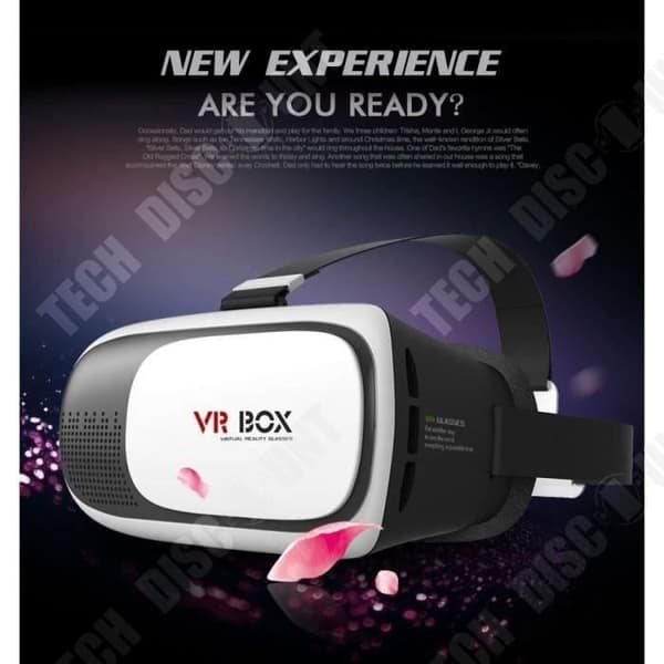 Virtuella glasögon - TD® - VR BOX 2.0 - Kompatibel 3,5 till 6 tum - Bekväm - Multi-plattform
