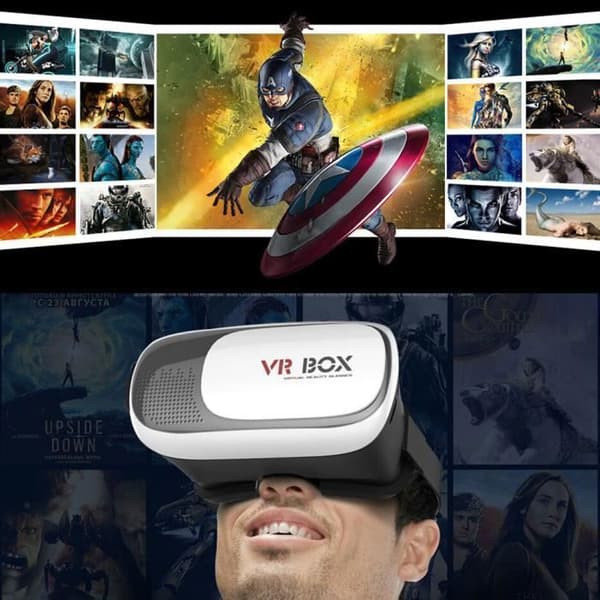 Virtuella glasögon - TD® - VR BOX 2.0 - Kompatibel 3,5 till 6 tum - Bekväm - Multi-plattform