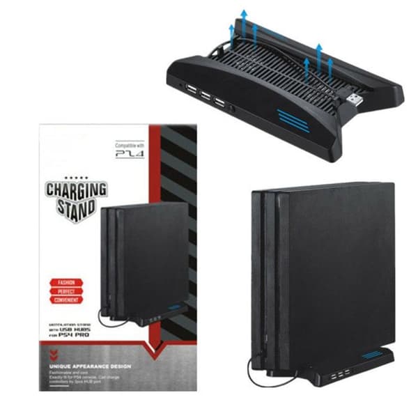 TD® Cooler SonyPro spelkonsol Kylfläns HUB2.0-gränssnitt 3 USB-gränssnitt 1 högpresterande fläkt