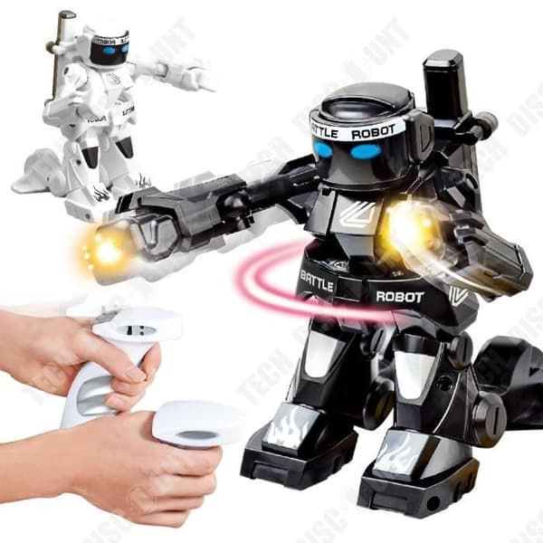 TD® 2.4G svart somatosensorisk fjärrkontroll boxningsrobot intelligent robotmodell leksak USB-laddning barns fjärrkontrollleksak
