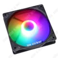 Miniatyrbild 1 av 4: TD® Datorfodral skrivbordsfläkt 8 cm vit ram vit plåt Shenguang synkron ARGB datorfläkt