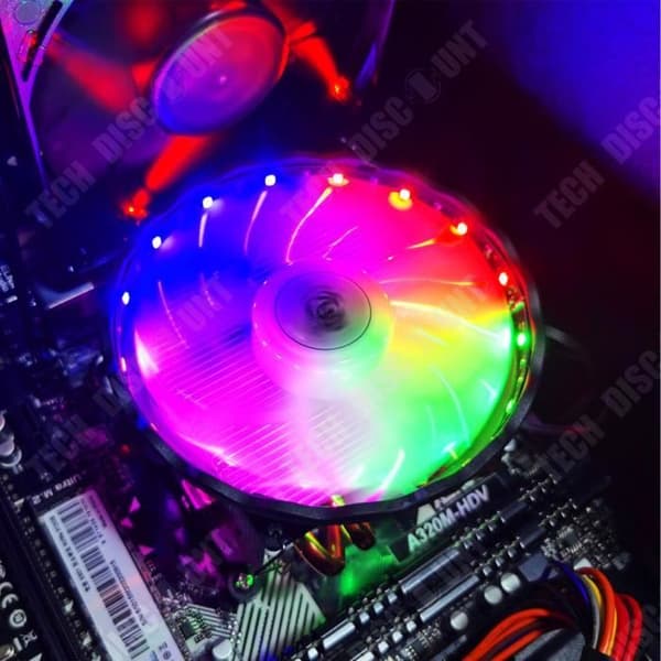 TD® CPU Stationär dator Kylare Nedtryckstyp Fyra kopparrör Tyst Lagerhastighet:20