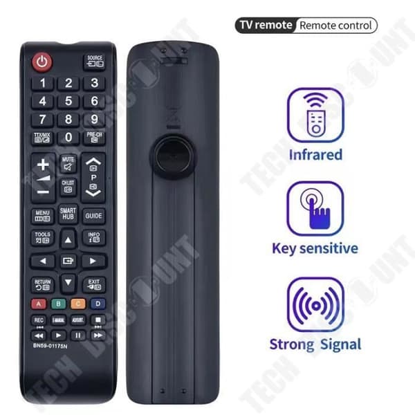 TD® Universalfjärrkontroll för Samsung HDTV LED Smart TV Universalfjärrkontroll Ersättning Samsung Smart Remote Control