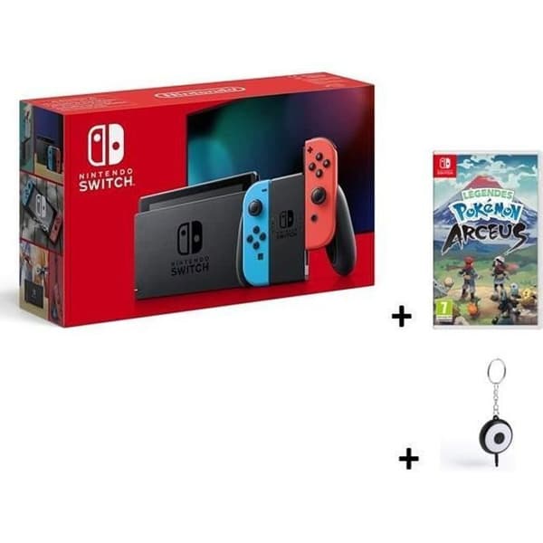 Nintendo Switch-konsol + Legends Pokemon Arceus + LED-blixt- USED