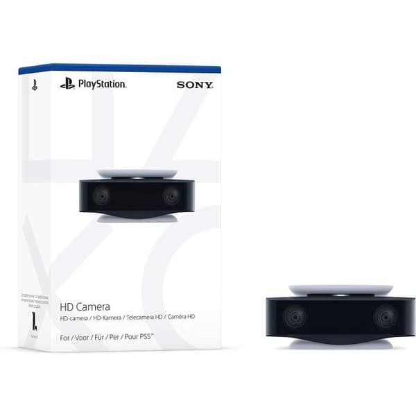 HD-kamera för PlayStation 5, Full-HD-inspelning, Inbyggt stöd, Kompatibel med PS5- USED