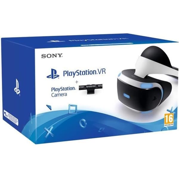 Sony PlayStation VR Virtual Reality Headset 5,7" Bärbart 960 x 1080 HDMI med Sony PlayStation Camera V2- USED