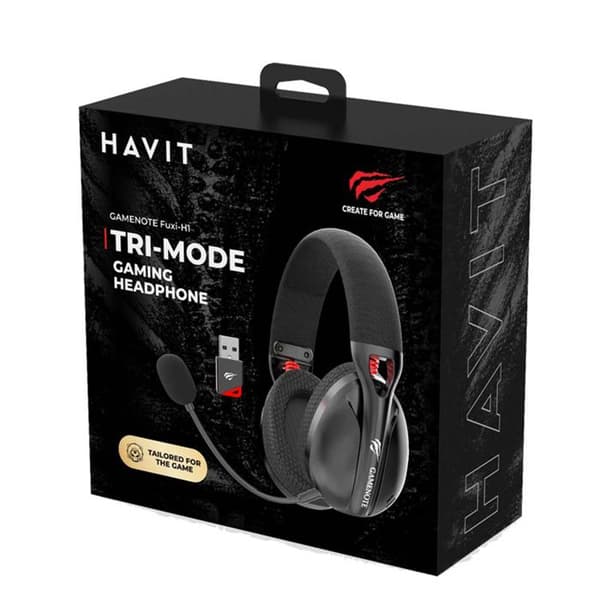 Trådlösa hörlurar för videospel, 600 mAh - Havit (H2230BG) - Vit