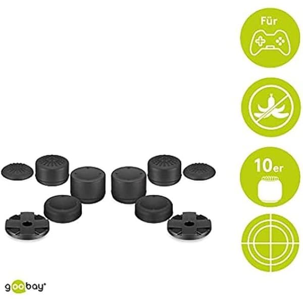 goobay 58382 Manette till PS5 / PS4 med Picots – Tillbehör för Playstation 5 och Playstation 4 – DualSense Controller Aim
