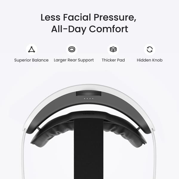 KIWI design K4 Boost Huvudband med Komfortbatteri Kompatibel med Meta Quest 3/Quest 3S