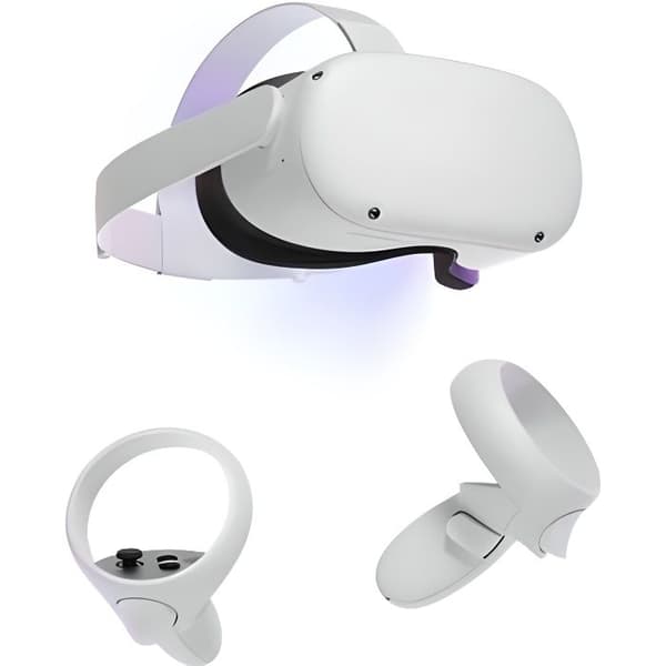 Meta Quest 2 Virtual Reality Headset 256 GB Vit Renoverat
