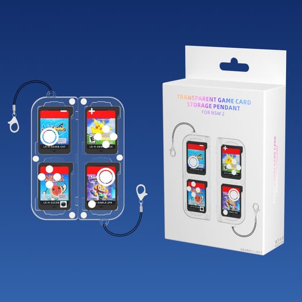 INF Kompakt spillkortetui for Switch2 - Holder 4 kort