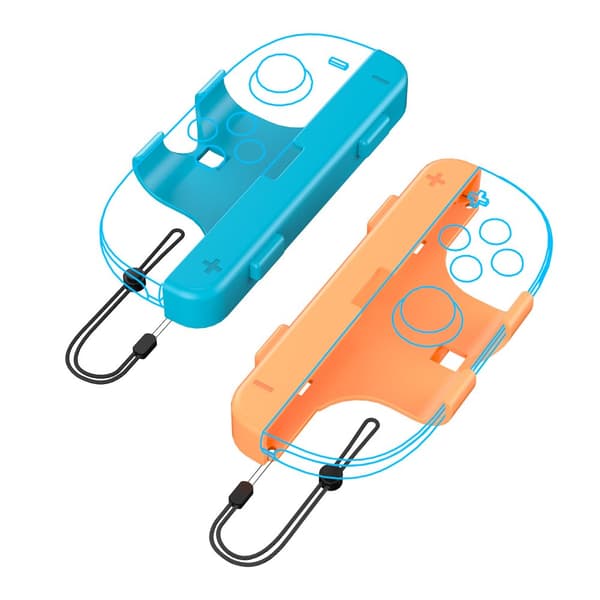 INF Forbedret grep med snor for Switch Joy-Con-kontrollere
