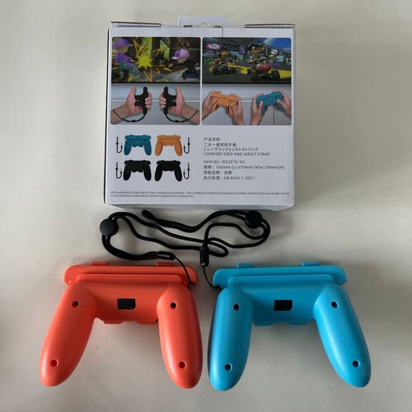 INF Ergonomiske komfortgrep for Nintendo Switch Joy-Cons