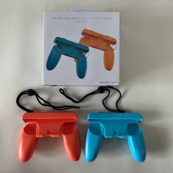 INF Ergonomiske komfortgrep for Nintendo Switch Joy-Cons