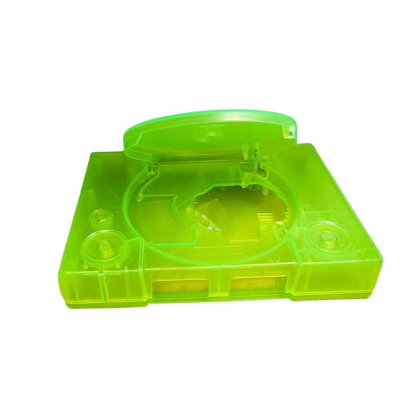NYTT!  Clear Yellow housing for Playstation Nytt skal till din Playstation
