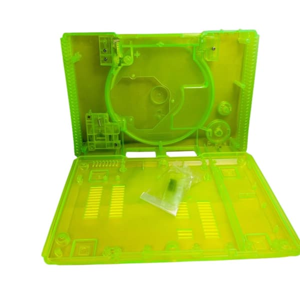 NYTT!  Clear Yellow housing for Playstation Nytt skal till din Playstation