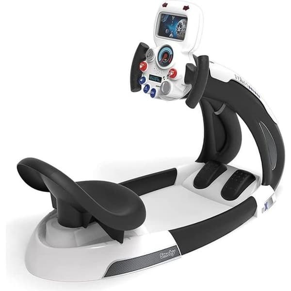 Smoby - V8 Driver Space - Körsimulator för barn - Rymdfärja - Elektronisk ratt