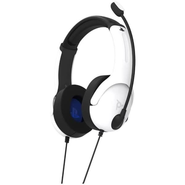 PDP - Trådbunden gaming-hörlurar LVL40 för PS4 och PS5 - Vit