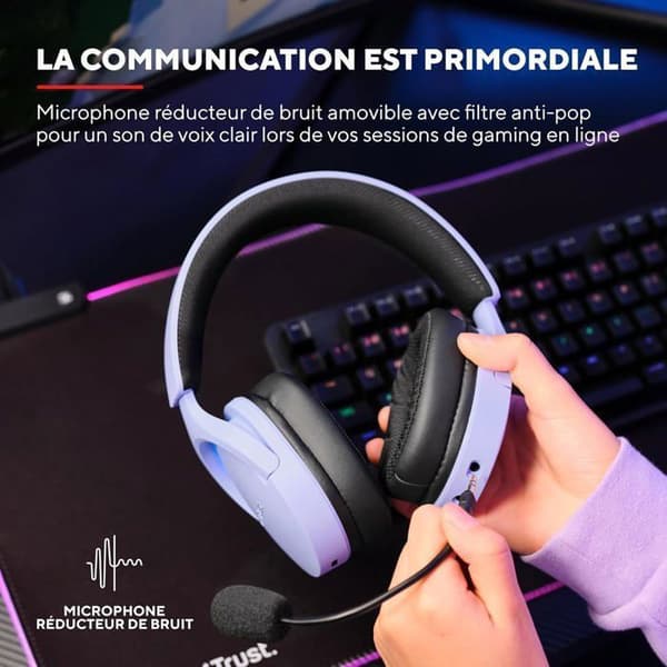 Spelheadset - Trust Gaming - GXT 491P Fayzo - Trådlöst - 7.1 Surround Sound - 22H batteritid