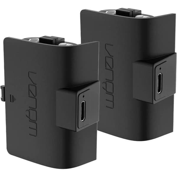 Paket med två uppladdningsbara batterier för Xbox Series-kontroller - VENOM - VS2882 - Svart