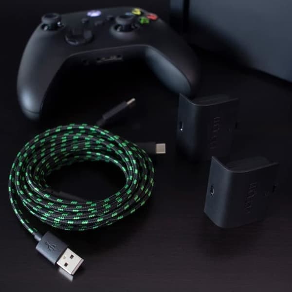 Paket med två uppladdningsbara batterier för Xbox Series-kontroller - VENOM - VS2882 - Svart