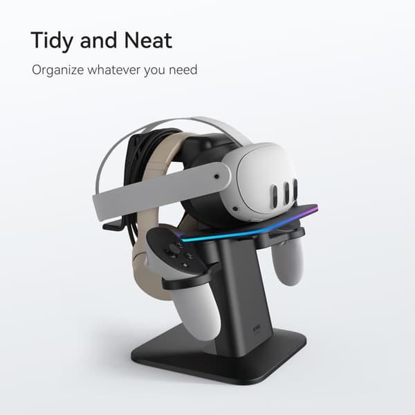 Stöd för RGB-laddning för Meta Quest 3S, 3 | KIWI DESIGN &amp; META