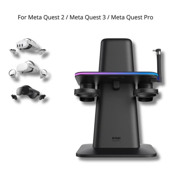 Stöd för RGB-laddning för Meta Quest 3S, 3 | KIWI DESIGN & META
