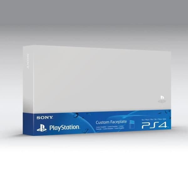 Custom Faceplate Silver - Silver Case för PS4 - Officiell PlayStation