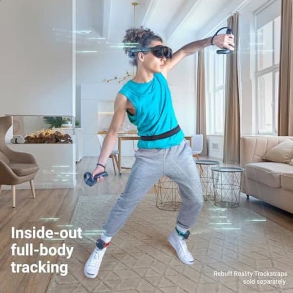 HTC VIVE Ultimate Tracker - Svart - för allt-i-ett XR-headset och VR PC-streaming